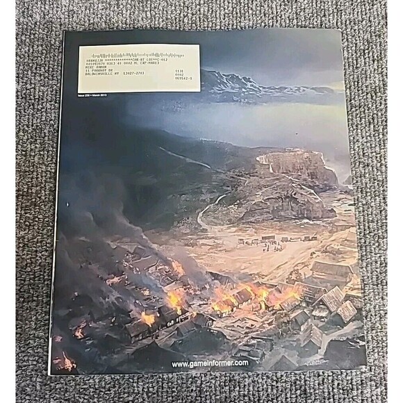 Game Informer Magazine Issue #239 The Witcher 3 Wild Hunt Cover (March, 2013) - Picture 2 of 7